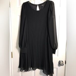 Torrid Elegant Black Pleated Dress 0/L